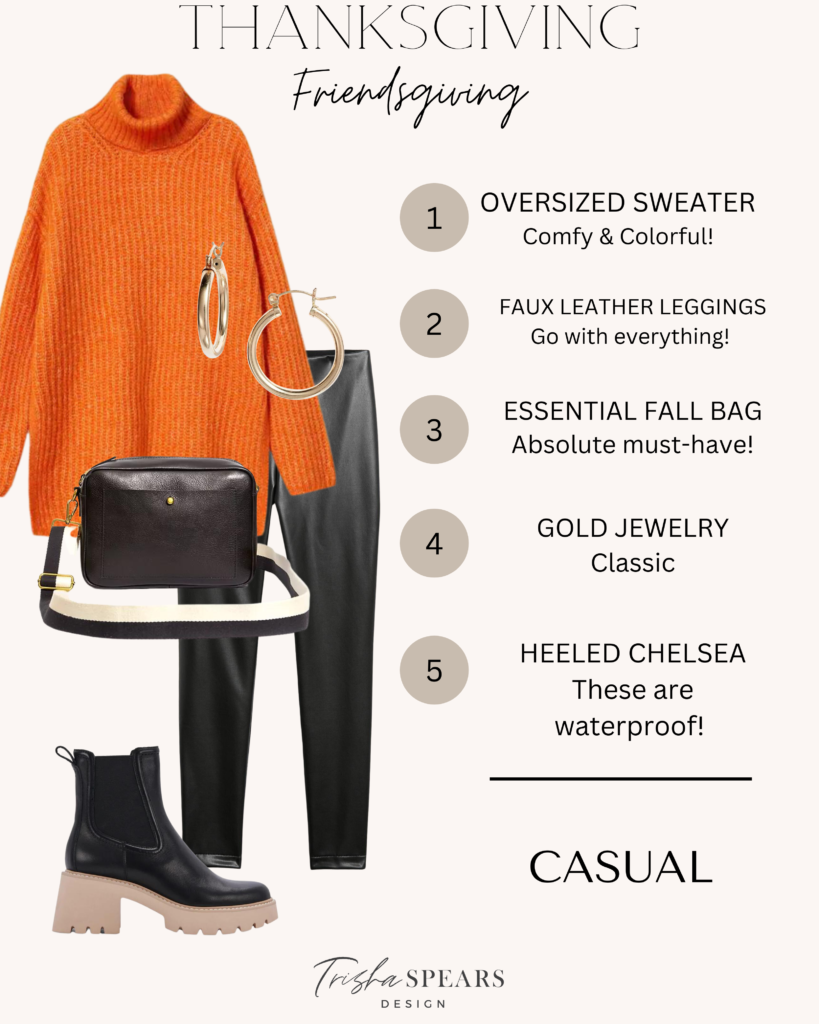 Thanksgiving Outfit Guide, Thanksgiving outfit collage, style guide